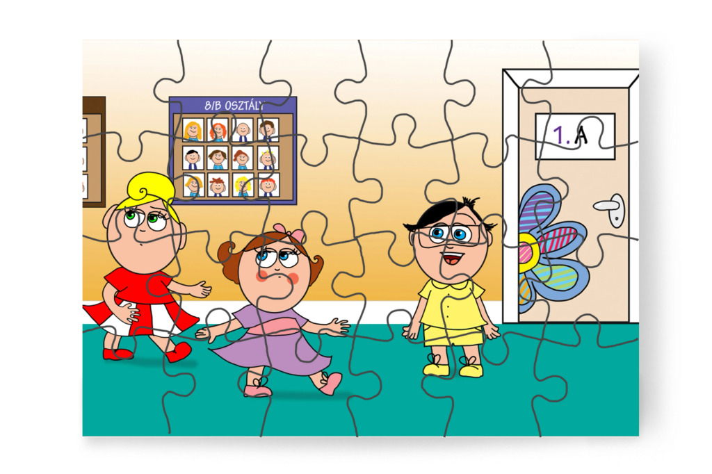 Tamás megkérdezi, mi történt – Natali és az iskola szelleme puzzle, 24 darab [TC42-29-P24]