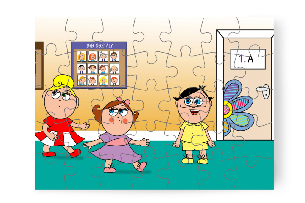 Tamás megkérdezi, mi történt – Natali és az iskola szelleme puzzle, 35 darab [TC42-29-P35]