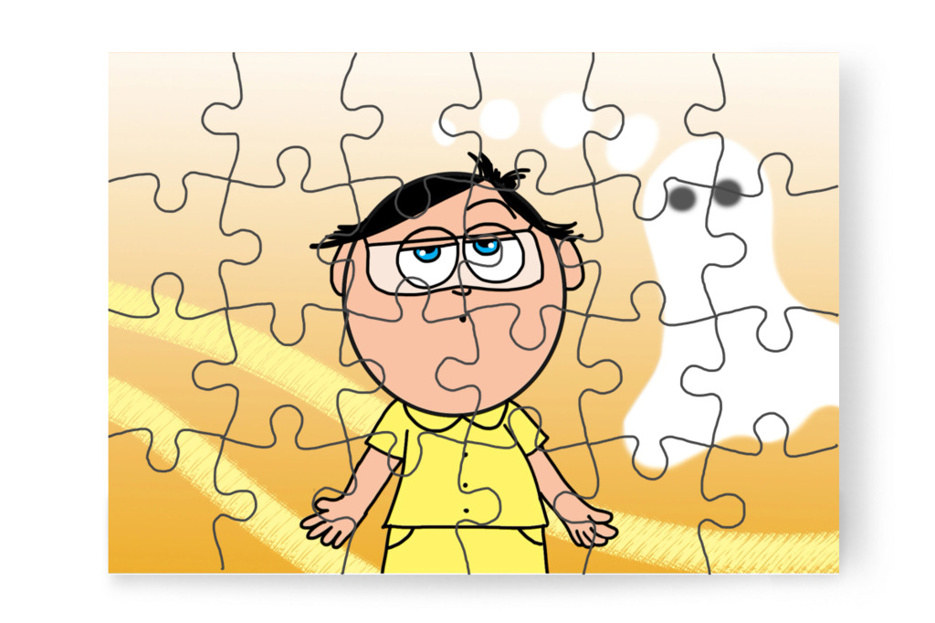 Tamás kételkedik – Natali és az iskola szelleme puzzle, 24 darab [TC42-31-P24]