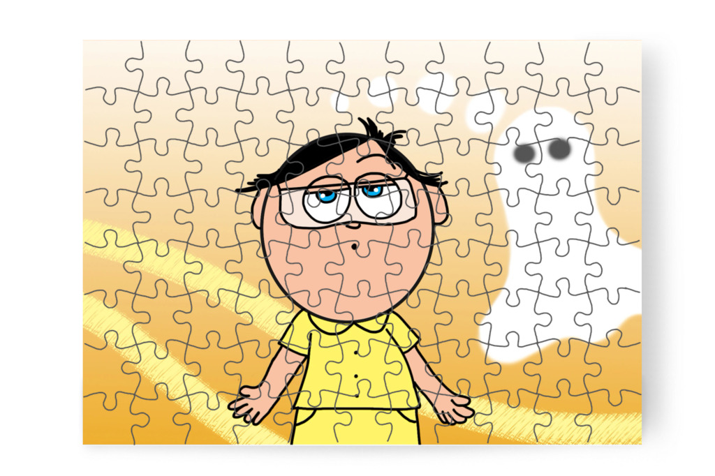 Tamás kételkedik – Natali és az iskola szelleme puzzle, 88 darab [TC42-31-P88]