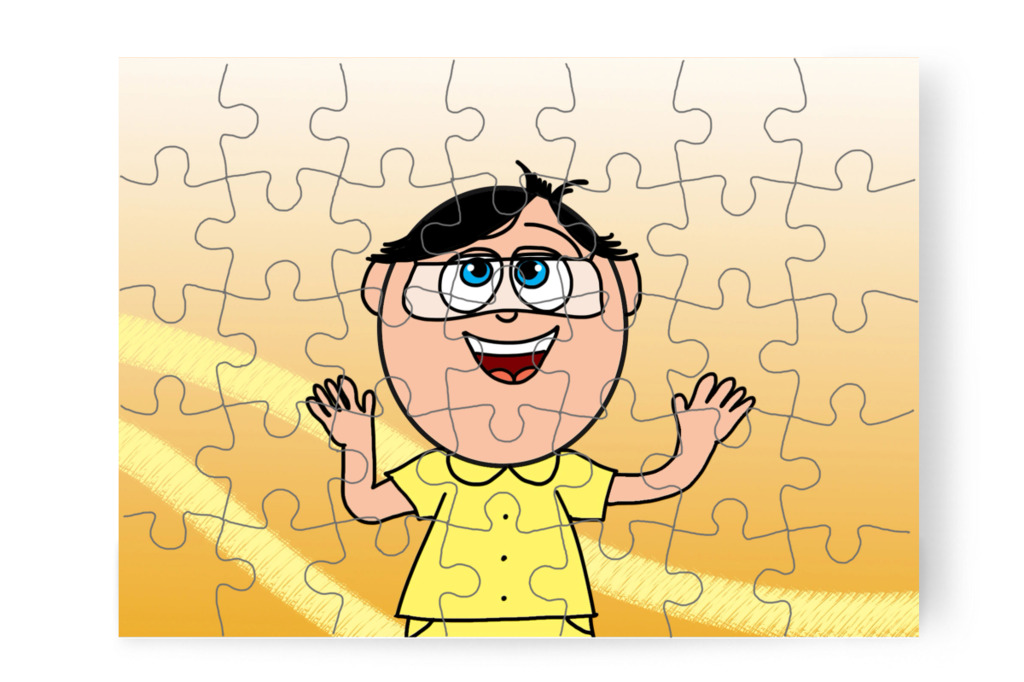 Tamás nem hisz a szellemekben – Natali és az iskola szelleme puzzle, 35 darab [TC42-32-P35]