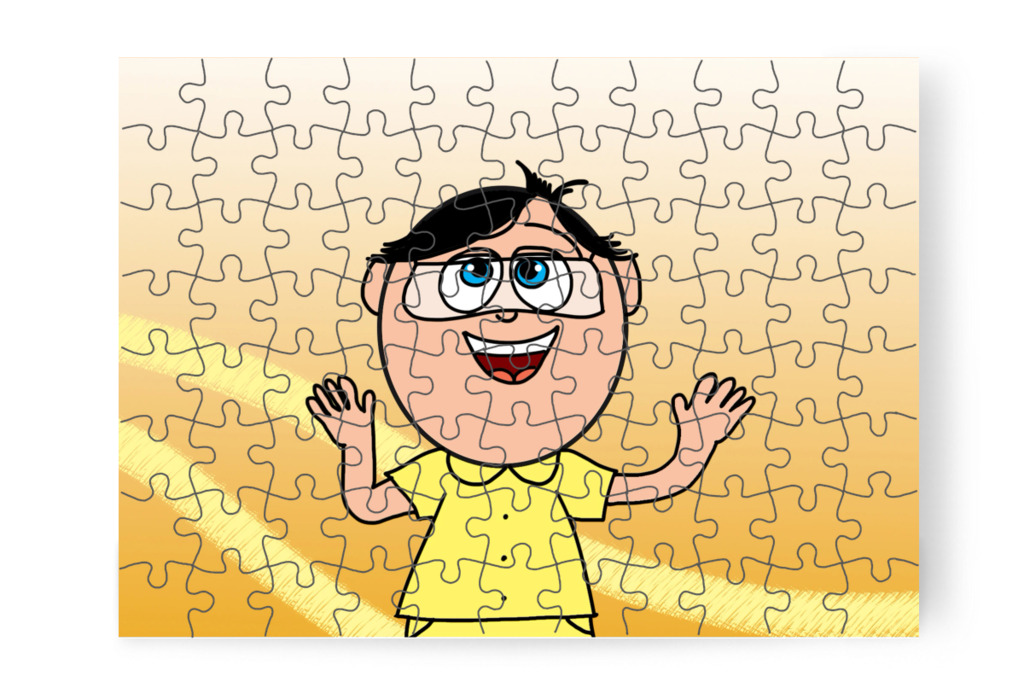 Tamás nem hisz a szellemekben – Natali és az iskola szelleme puzzle, 88 darab [TC42-32-P88]