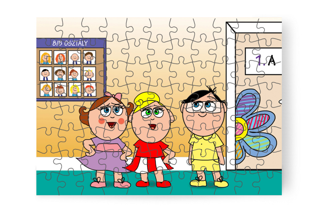 A lányok ragaszkodnak hozzá – Natali és az iskola szelleme puzzle, 88 darab [TC42-33-P88]