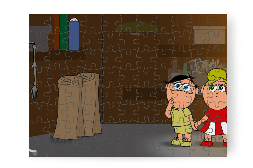 A villany nem kapcsol be – Natali és az iskola szelleme puzzle, 88 darab [TC42-36-P88]