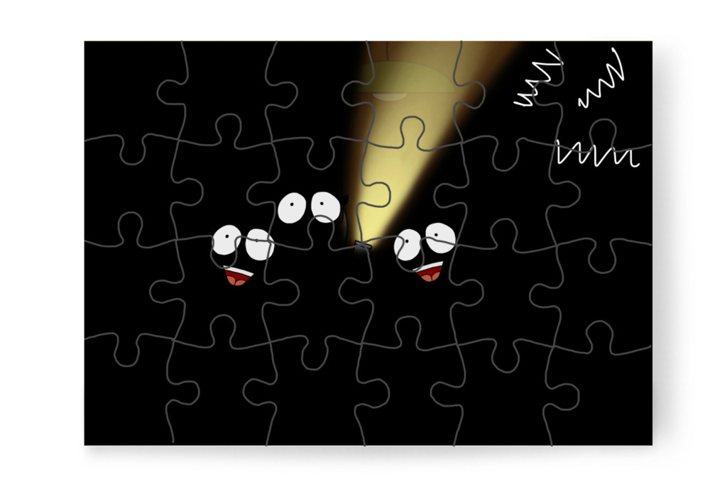 A lányok megijednek – Natali és az iskola szelleme puzzle, 24 darab [TC42-44-P24]