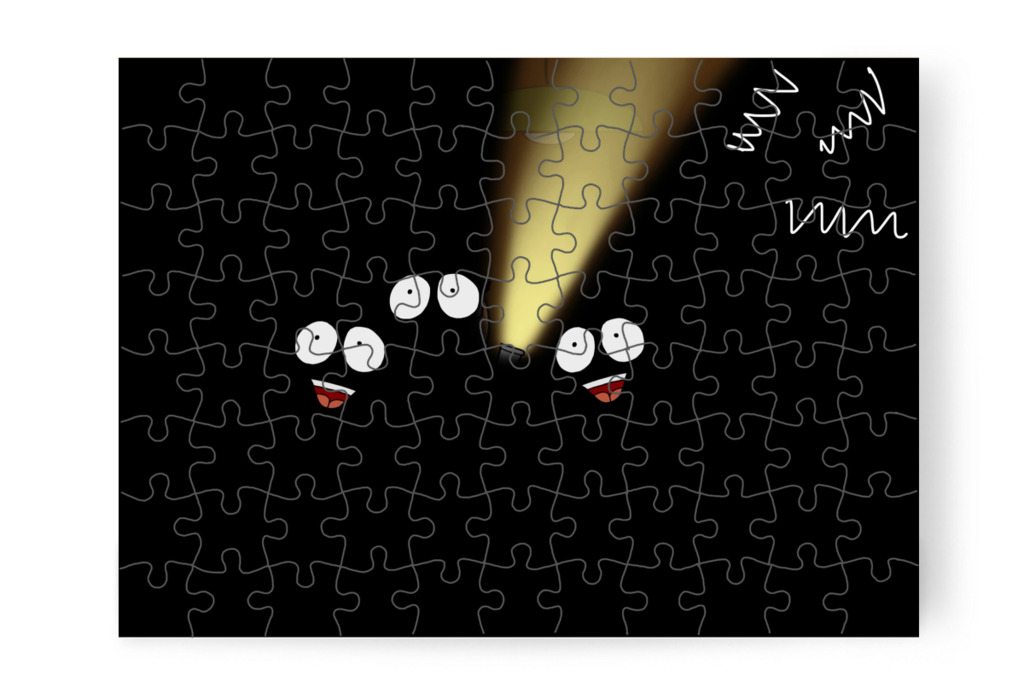 A lányok megijednek – Natali és az iskola szelleme puzzle, 88 darab [TC42-44-P88]