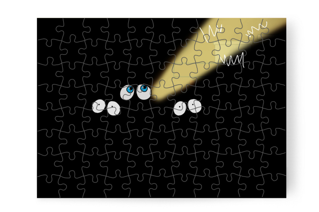 Tamás a hang nyomába ered – Natali és az iskola szelleme puzzle, 88 darab [TC42-45-P88]