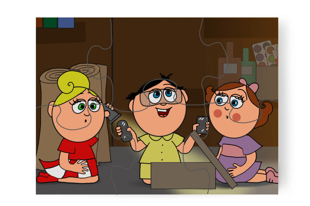 A szellem titka kiderül – Natali és az iskola szelleme puzzle, 6 darab [TC42-47-P06]