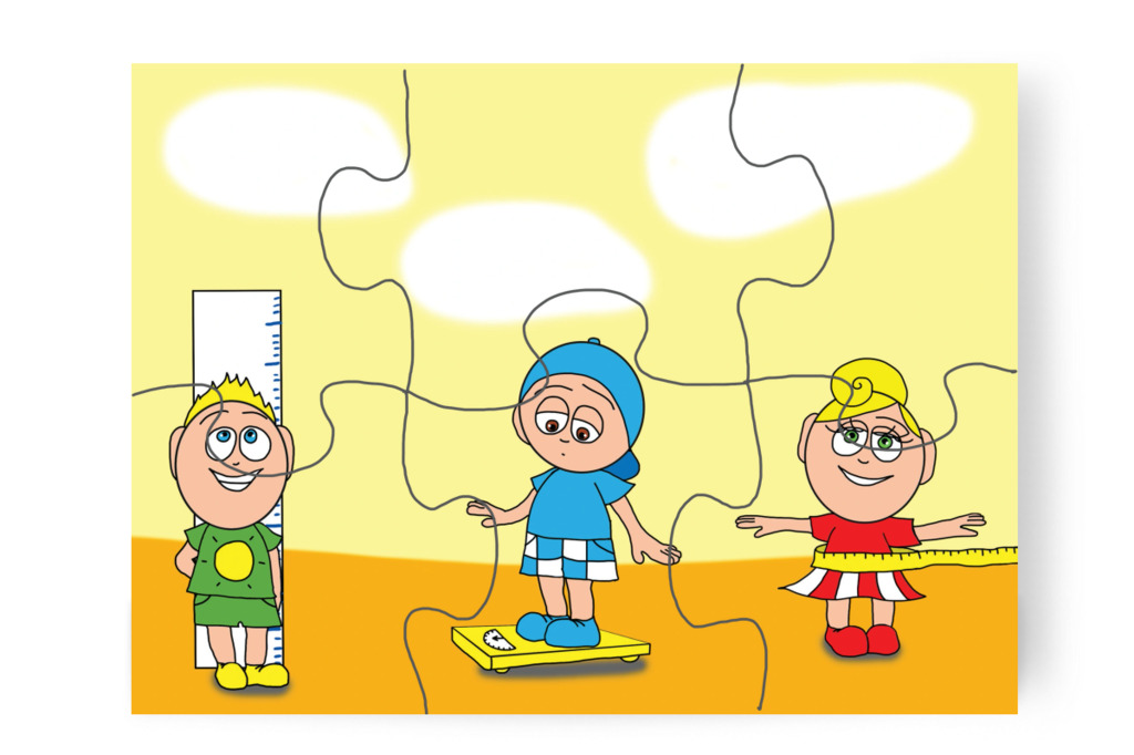 Mit mér meg a védő néni – 6 darabos karton puzzle | Natali és a védő néni