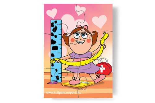 Natali elmondja, mi történt – Dolly és a virágok puzzle, 6 darab [TC07-09-P06]