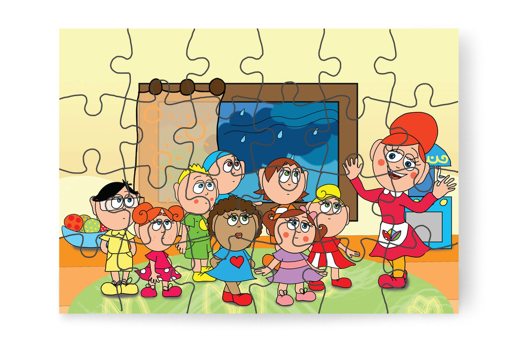 Közös legózás – Ádám és a mobiltelefon puzzle, 6 darab [TC43-04-P06]