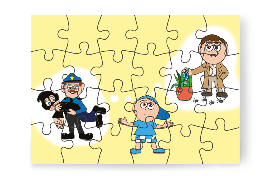 Virágok kerülnek elő a varázszsebből – Dolly és a virágok puzzle, 88 darab [TC07-20-P88]