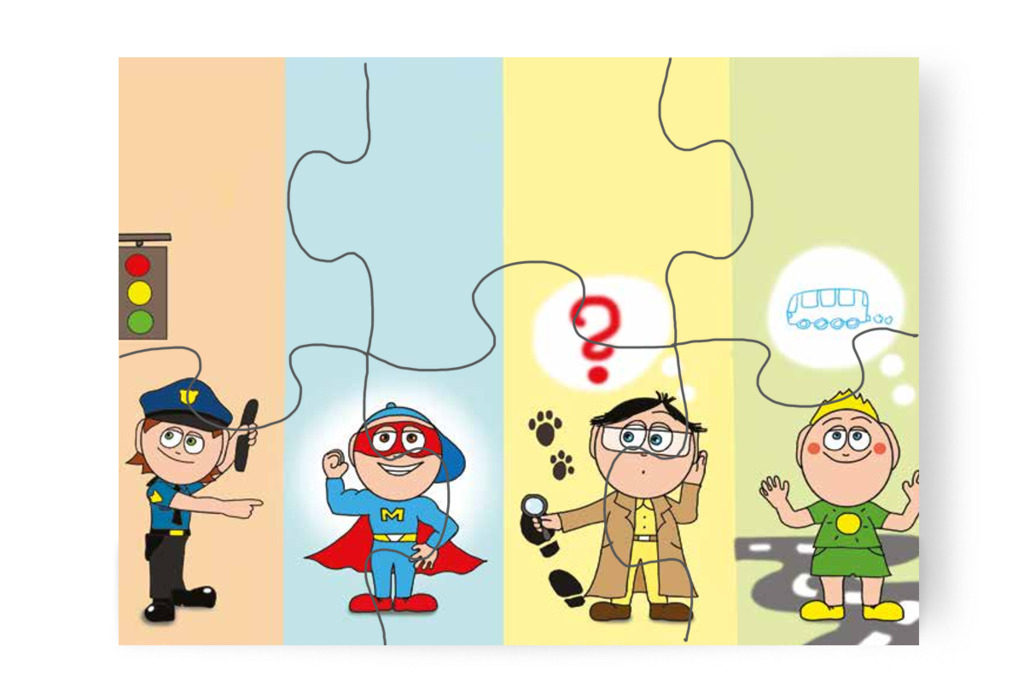 Ádám, Márky, Tamás és Patrik álma – Patrik álma puzzle, 6 darab [TC10-06-P06]