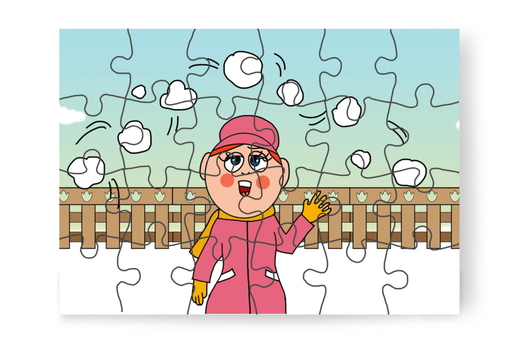 Óvónéni óvatos játékot kér – Ádám és az elveszett Mikulás-csomag puzzle, 24 darab [TC48-07-P24]