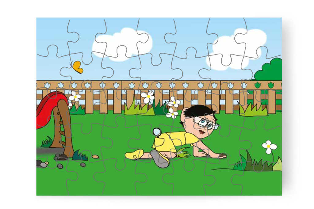 Tamás a fűben mászik – Tamás és a darázs puzzle, 35 darab [TC09-05-P35]