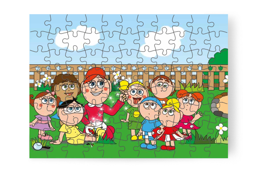Óvónéni fagyit varázsol elő – Tamás és a darázs puzzle, 88 darab [TC09-11-P88]