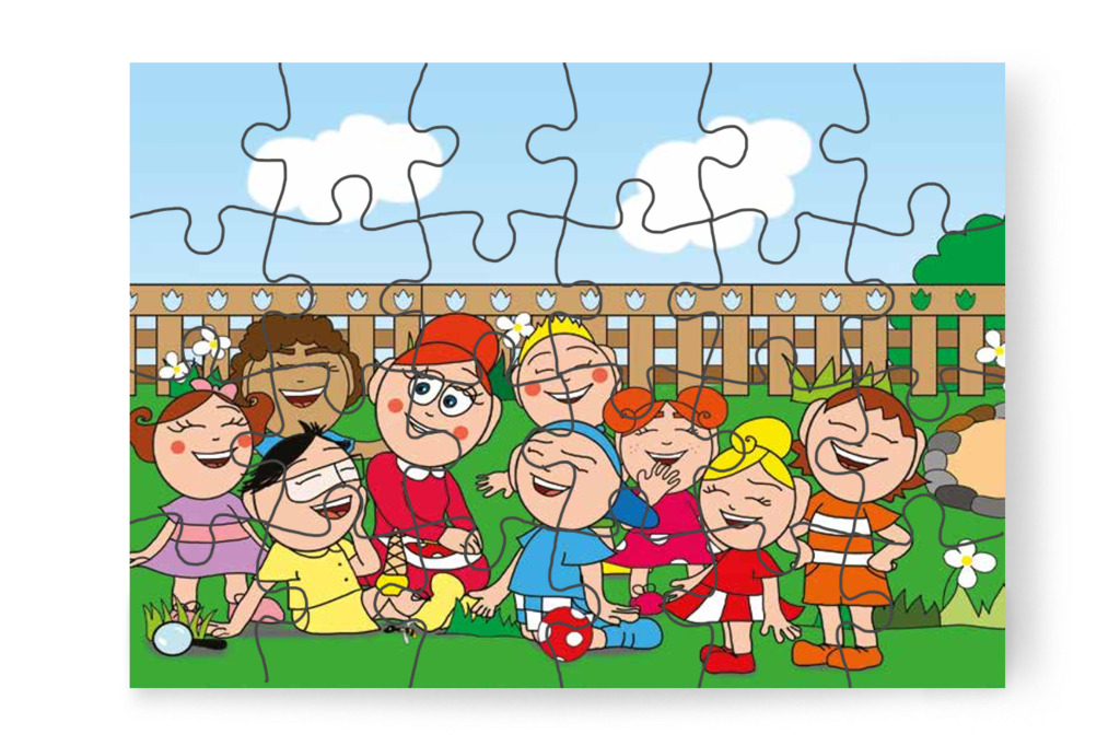 A gyerekek nevetni kezdenek – Tamás és a darázs puzzle, 24 darab [TC09-13-P24]
