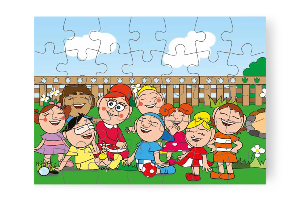A gyerekek nevetni kezdenek – Tamás és a darázs puzzle, 35 darab [TC09-13-P35]