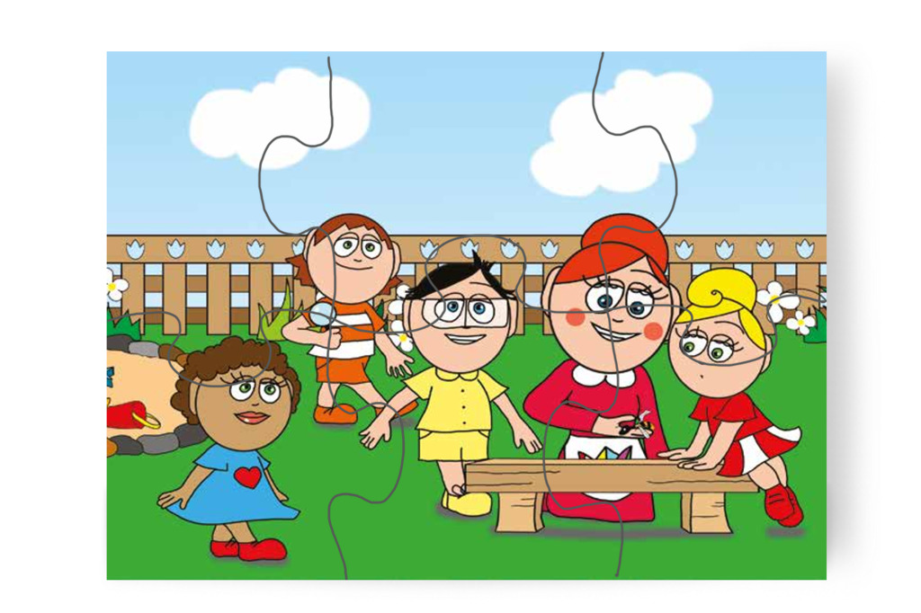 A darázs a kispadra kerül – Tamás és a darázs puzzle, 6 darab [TC09-15-P06]