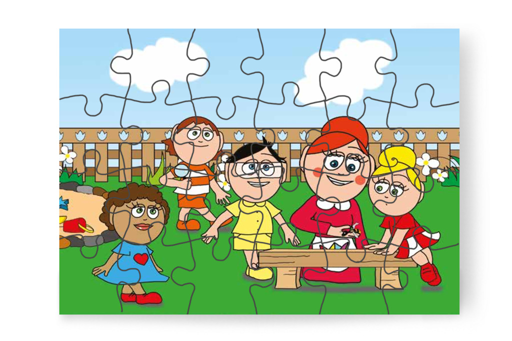 A darázs a kispadra kerül – Tamás és a darázs puzzle, 24 darab [TC09-15-P24]