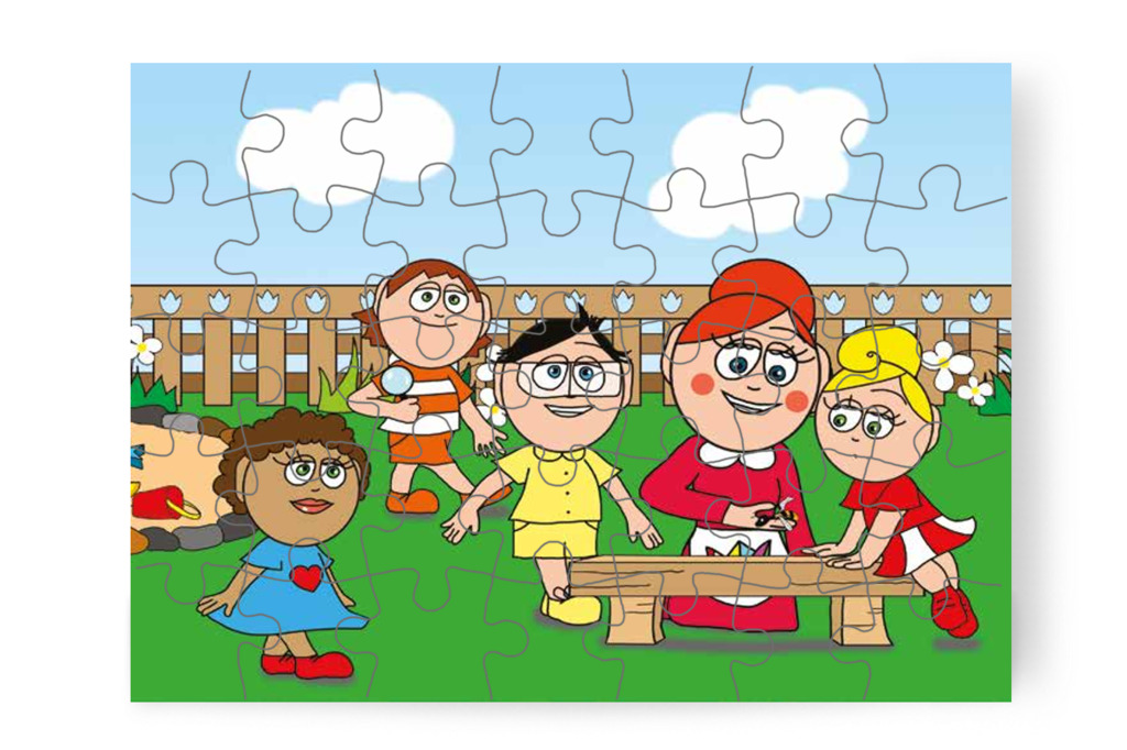 A darázs a kispadra kerül – Tamás és a darázs puzzle, 35 darab [TC09-15-P35]