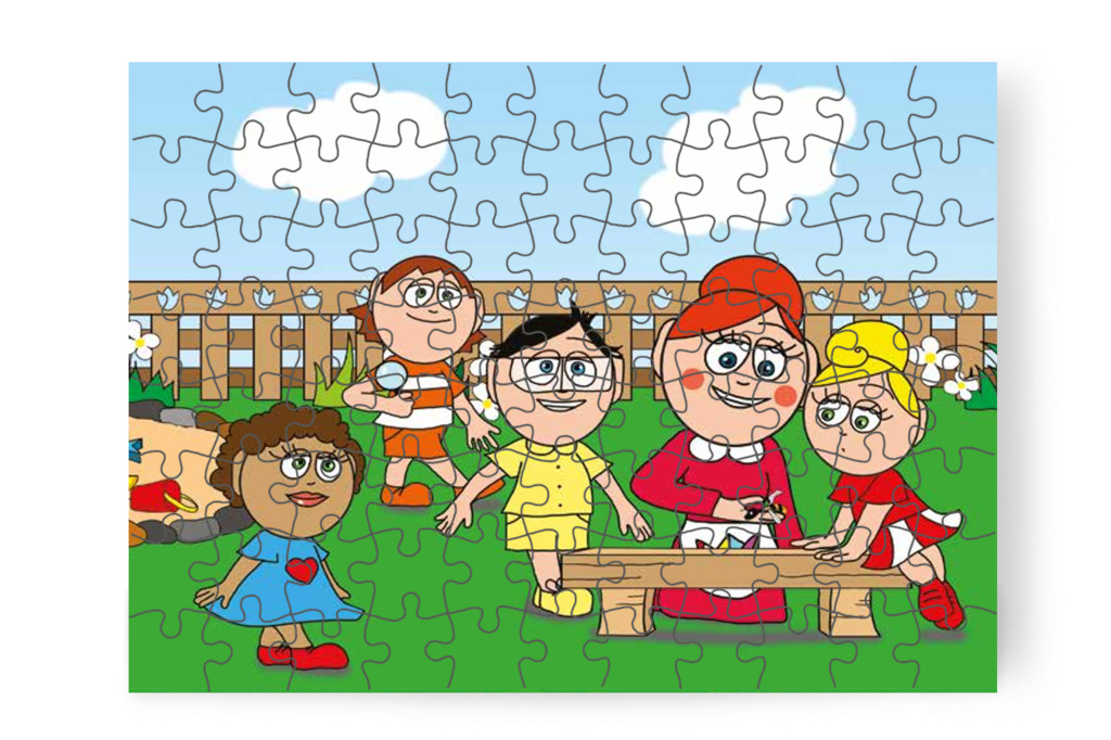 A darázs a kispadra kerül – Tamás és a darázs puzzle, 88 darab [TC09-15-P88]