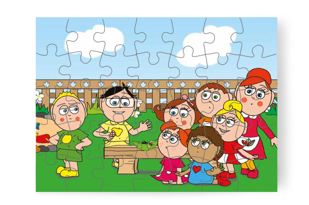 Tamás leteszi a fagyit – Tamás és a darázs puzzle, 35 darab [TC09-20-P35]