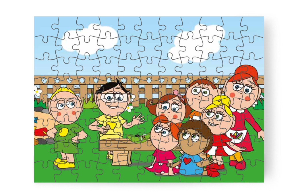 Tamás leteszi a fagyit – Tamás és a darázs puzzle, 88 darab [TC09-20-P88]
