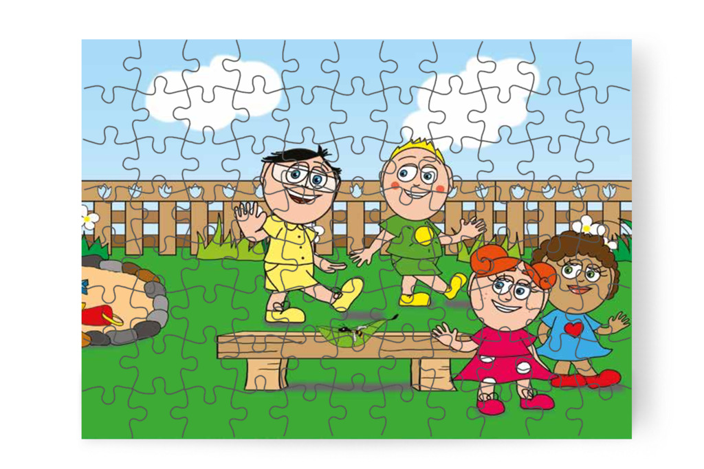Óvónéni ebédre hívja a csoportot – Tamás és a darázs puzzle, 88 darab [TC09-22-P88]