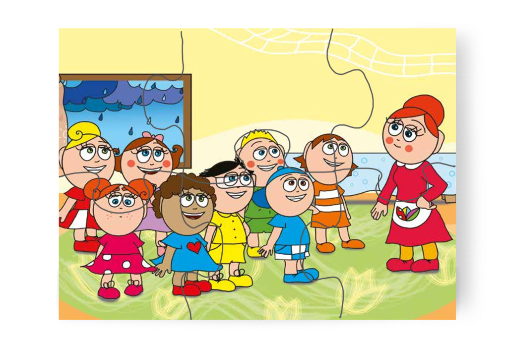 Klára nem örül a rajzversenynek – Klára rajzol puzzle, 6 darab [TC12-04-P06]
