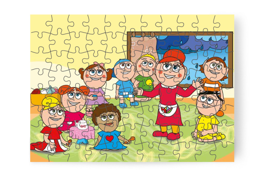 Óvónéni benti játékot javasol – Klára rajzol puzzle, 88 darab [TC12-02-P88]