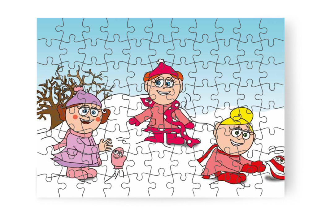 Az elveszett holmik visszakerülnek – Natali kesztyűje puzzle, 88 darab [TC11-22-P88]