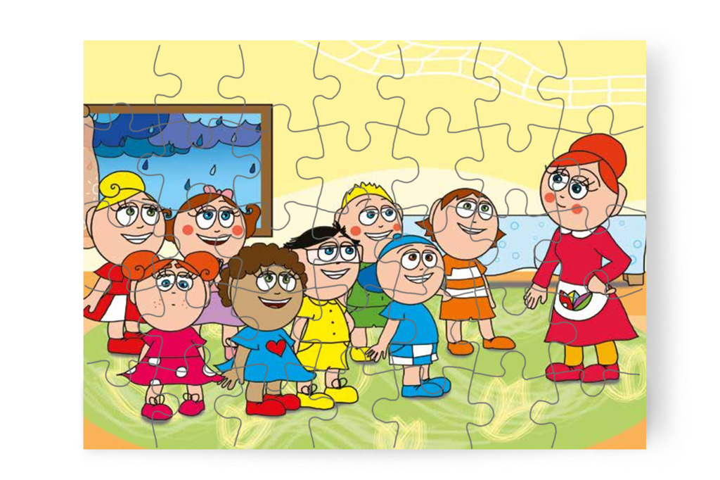 Klára nem örül a rajzversenynek – Klára rajzol puzzle, 35 darab [TC12-04-P35]