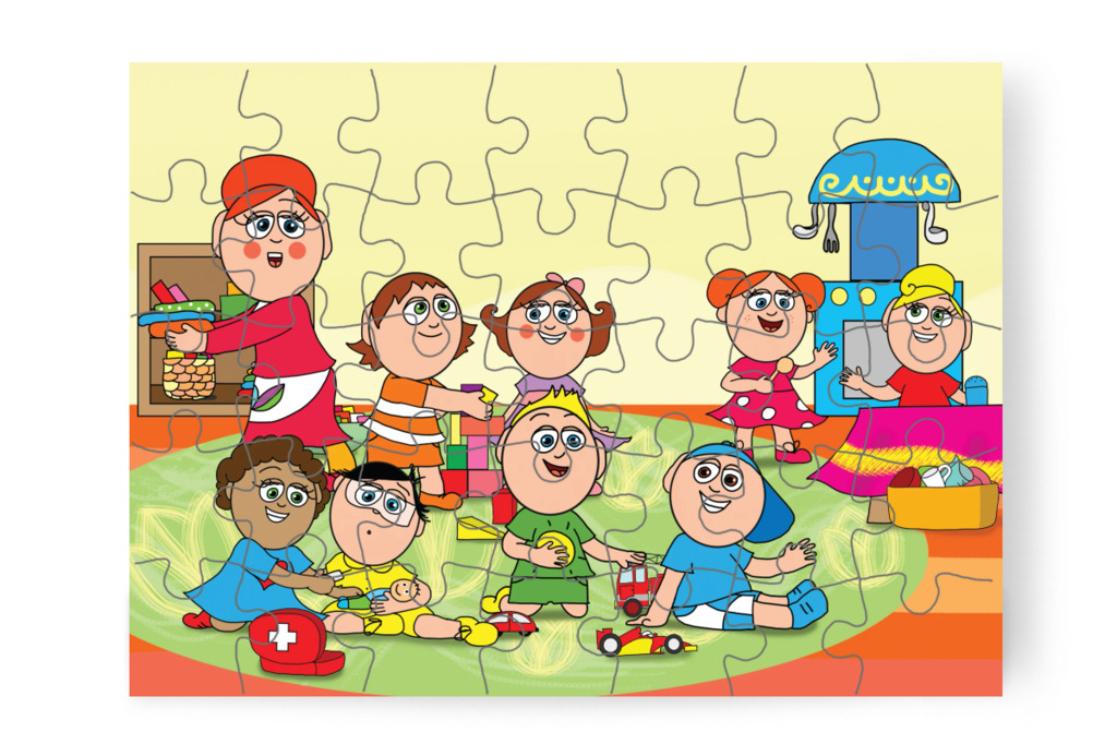 Rendrakás a tízórai előtt – A Jutalom Rudi puzzle, 35 darab [TC03-02-P35]