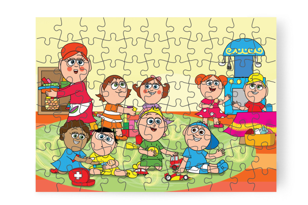Rendrakás a tízórai előtt – A Jutalom Rudi puzzle, 88 darab [TC03-02-P88]