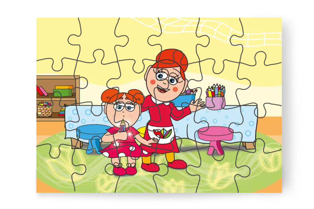 Klára kipróbálja a varázsceruzát – Klára rajzol puzzle, 24 darab [TC12-09-P24]
