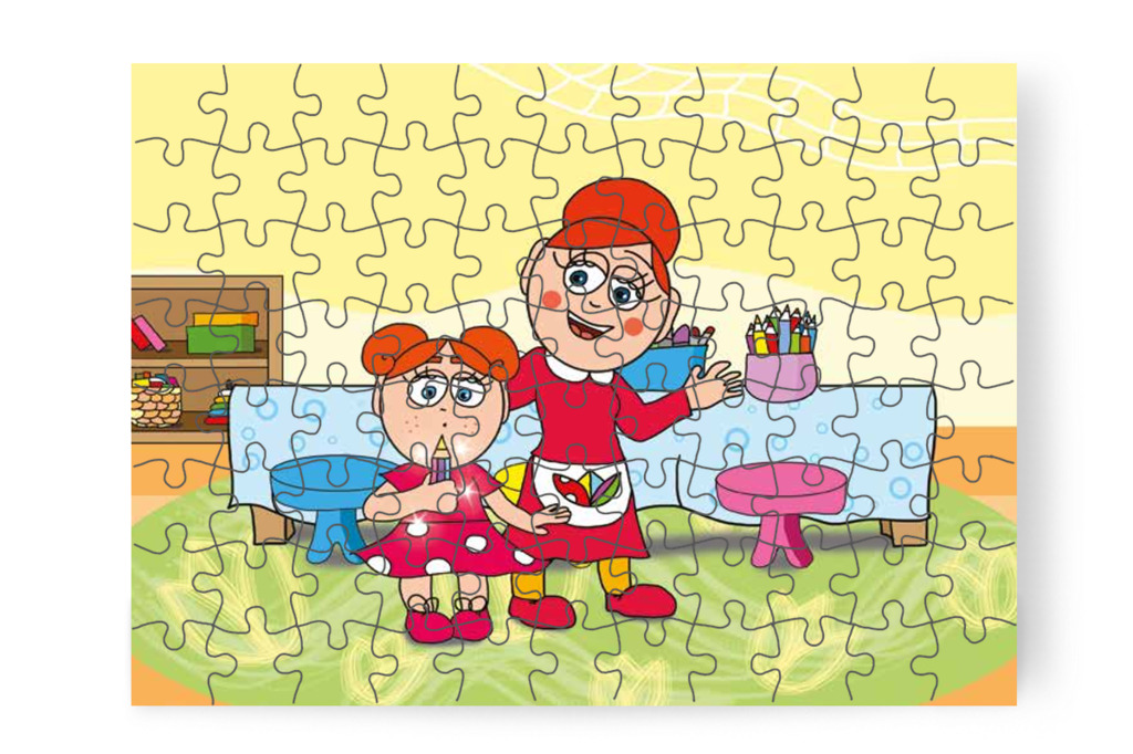 Klára kipróbálja a varázsceruzát – Klára rajzol puzzle, 88 darab [TC12-09-P88]