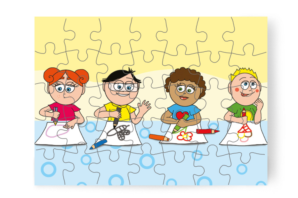 Mindenkinek más jut eszébe a tavaszról – Klára rajzol puzzle, 35 darab [TC12-11-P35]