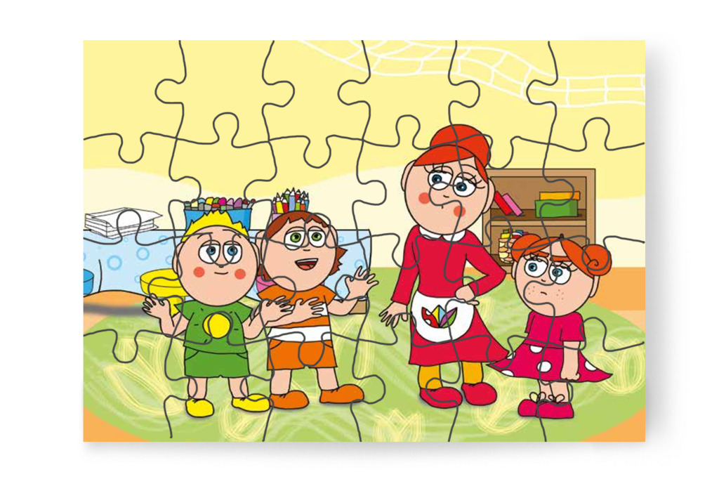 Ádám a dinnyelepkéről kérdez – Klára rajzol puzzle, 24 darab [TC12-15-P24]