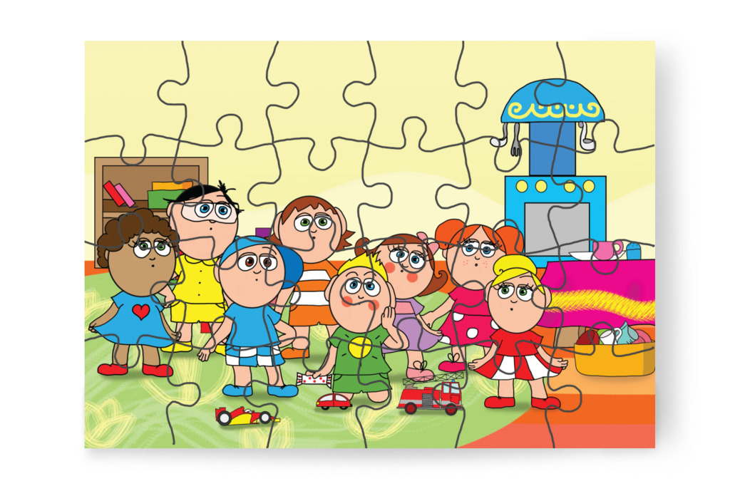 A gyerekek Patrik körül – A Jutalom Rudi puzzle, 24 darab [TC03-05-P24]