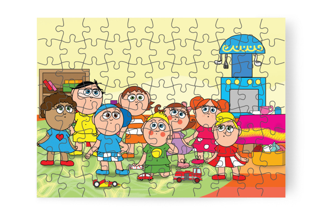 Ádám a dinnyelepkéről kérdez – Klára rajzol puzzle, 88 darab [TC12-15-P88]