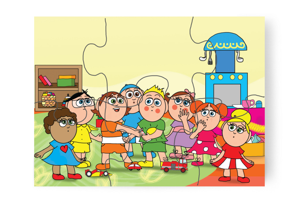 Ádám szeretne osztozni a Túró Rudin – A Jutalom Rudi puzzle, 6 darab [TC03-08-P06]
