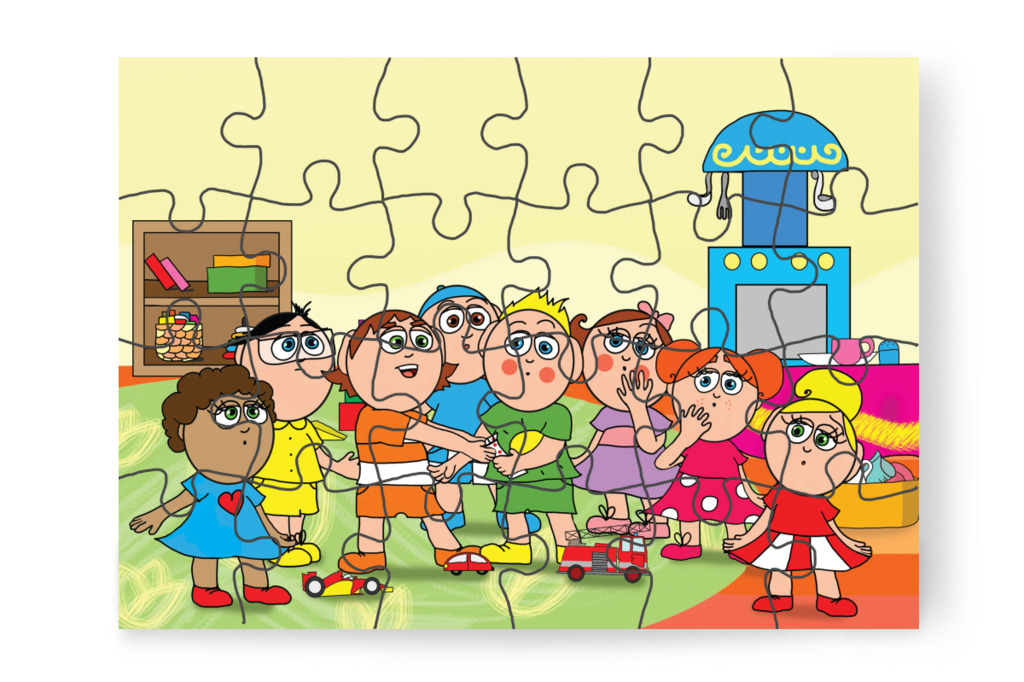 Ádám szeretne osztozni a Túró Rudin – A Jutalom Rudi puzzle, 24 darab [TC03-08-P24]
