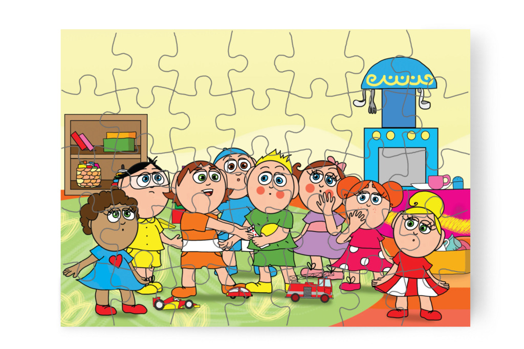 Ádám szeretne osztozni a Túró Rudin – A Jutalom Rudi puzzle, 35 darab [TC03-08-P35]