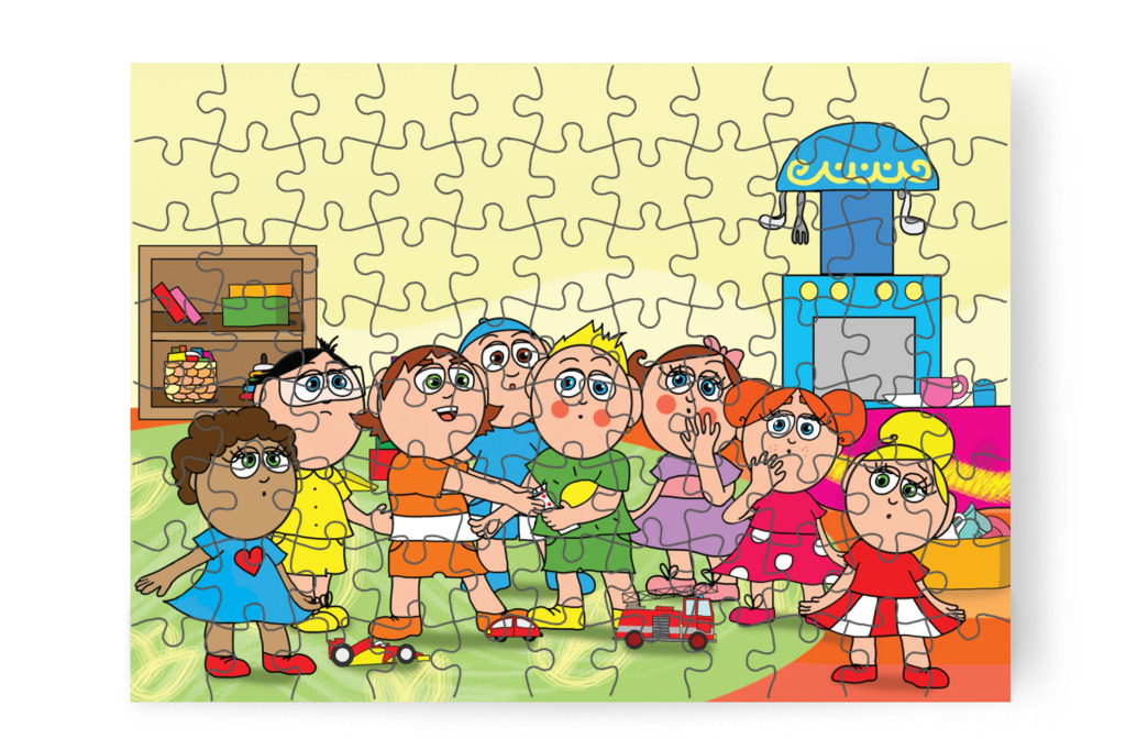Ádám szeretne osztozni a Túró Rudin – A Jutalom Rudi puzzle, 88 darab [TC03-08-P88]