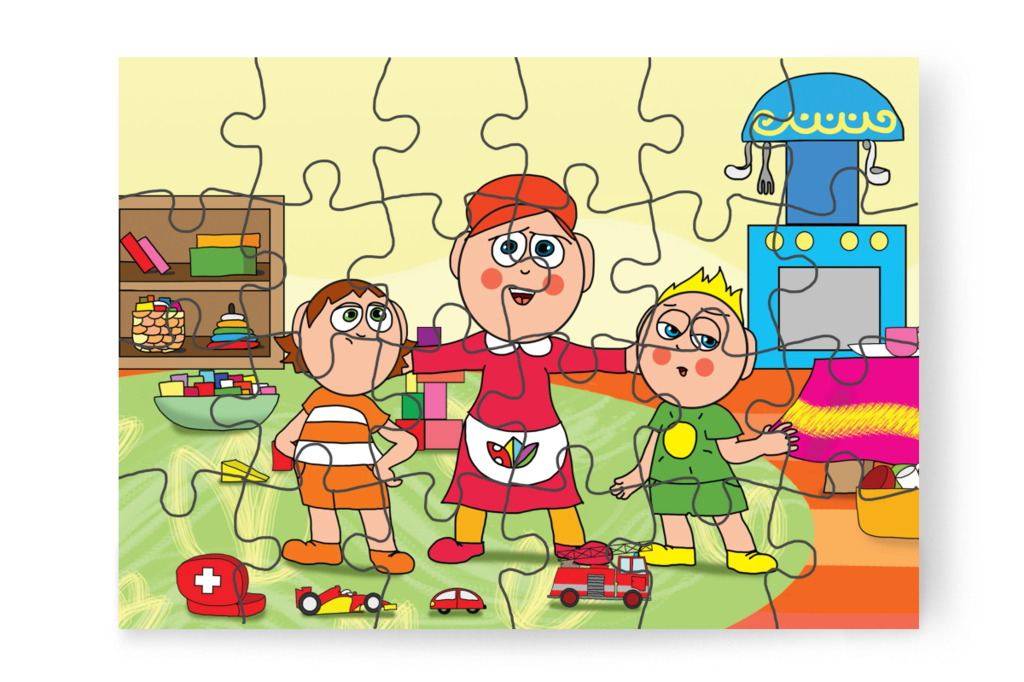 Óvónéni közbelép – A Jutalom Rudi puzzle, 24 darab [TC03-10-P24]