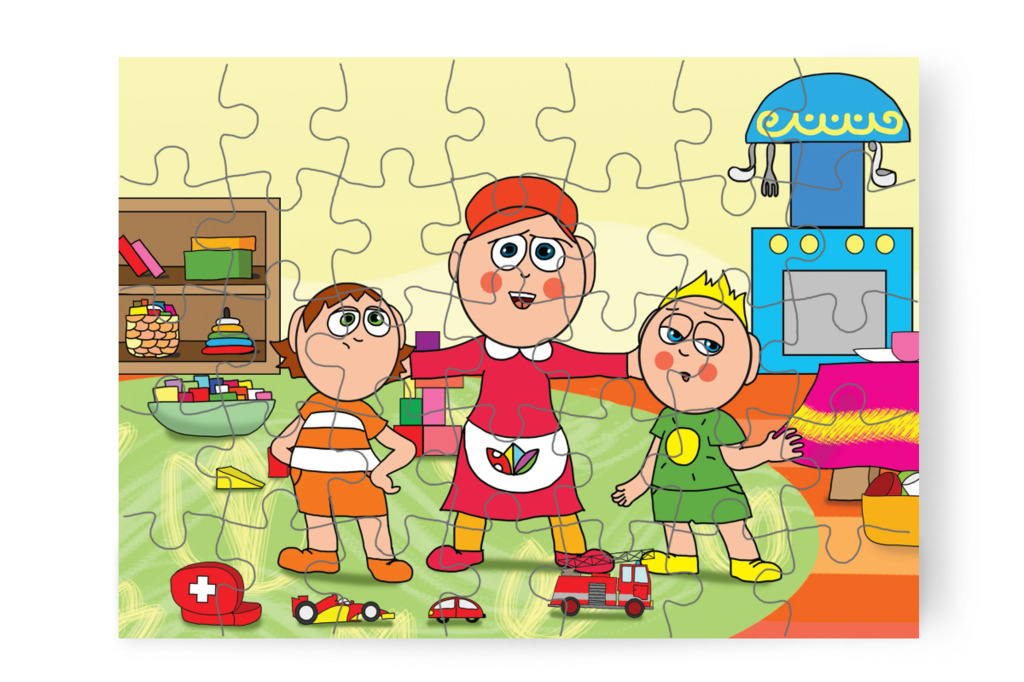 Óvónéni közbelép – A Jutalom Rudi puzzle, 35 darab [TC03-10-P35]