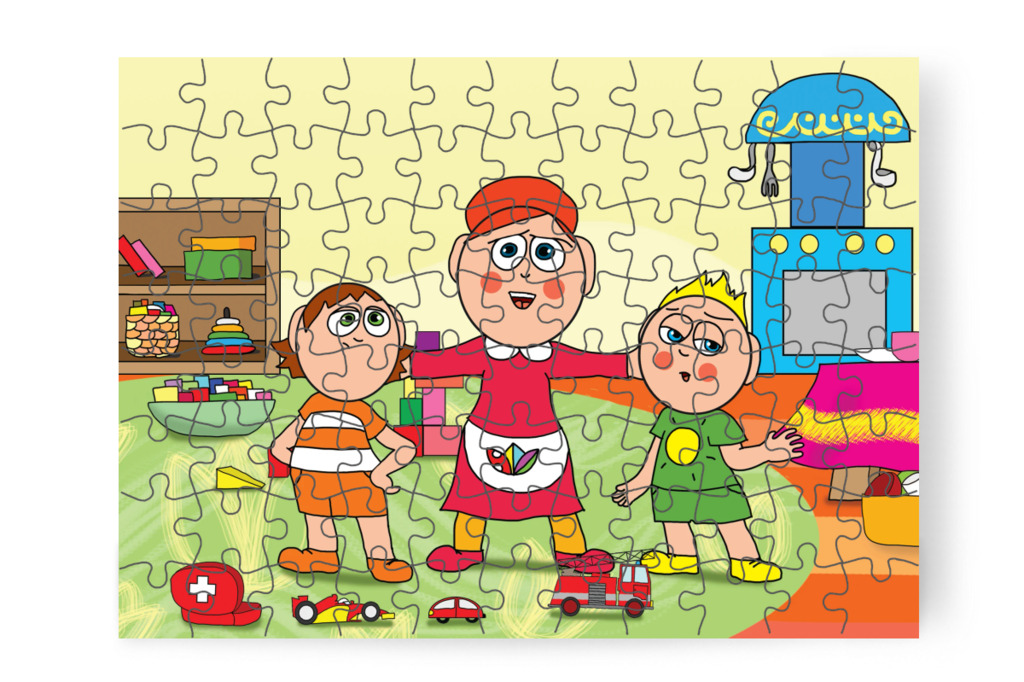 Óvónéni közbelép – A Jutalom Rudi puzzle, 88 darab [TC03-10-P88]