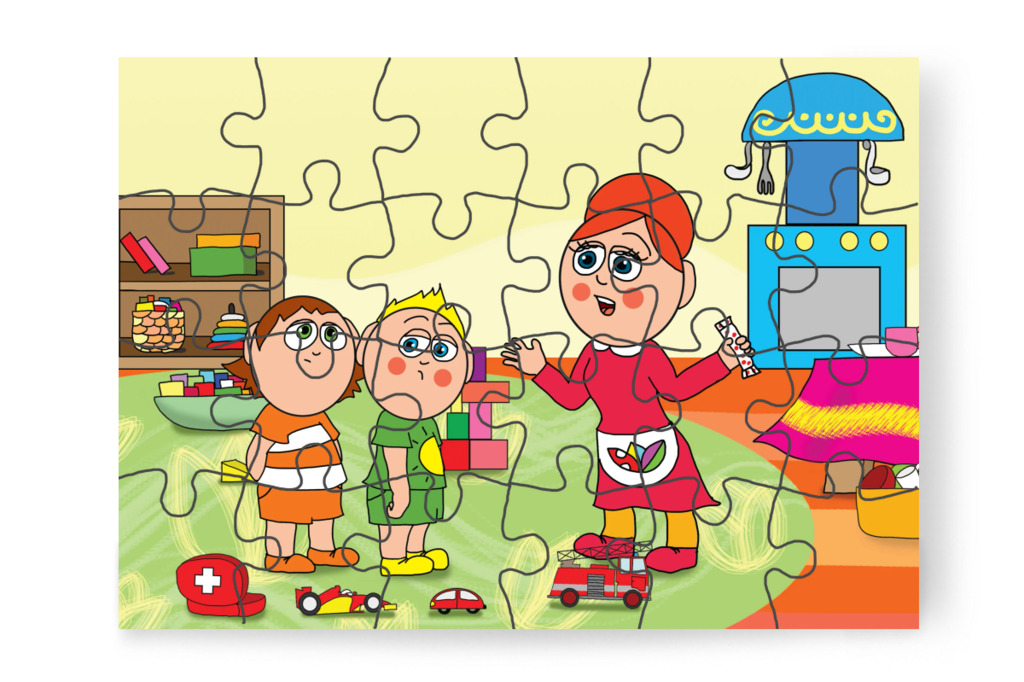 Az elmaradt rendrakás – A Jutalom Rudi puzzle, 24 darab [TC03-11-P24]