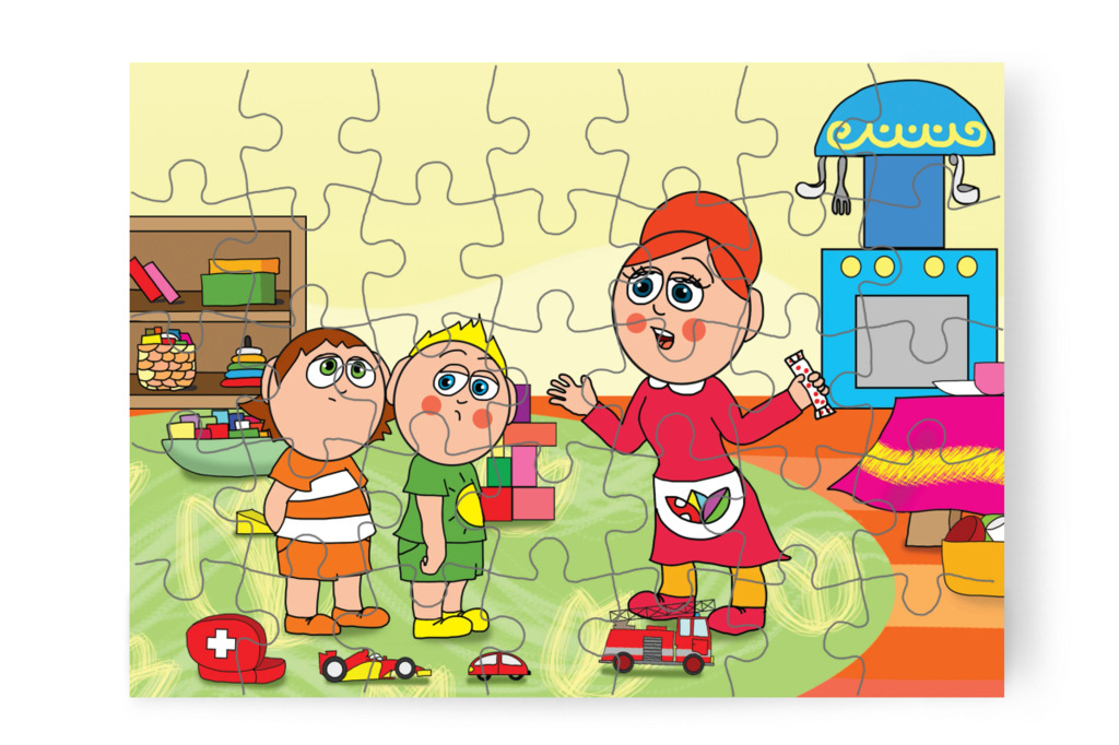Az elmaradt rendrakás – A Jutalom Rudi puzzle, 35 darab [TC03-11-P35]